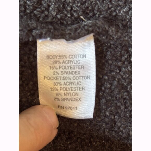 J Jill Women’s XL Gray Coatigan Long Sleeves Collared Heavyweight Capsule - Picture 7 of 10